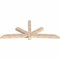 Ekena Millwork Alberta Smooth Timber Gable Bracket, Douglas Fir, 108"W x 45"H x 5 1/2"D x 5 1/2"F, 10/12 Pitch GBW108X45X0606ALB00SDF - alternate 2